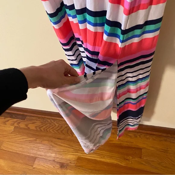 Lilly Pulitzer Striped Side Slit Maxi Dress - Picture 3 of 9